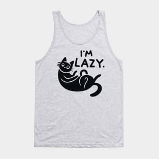 Lazy cat Tank Top